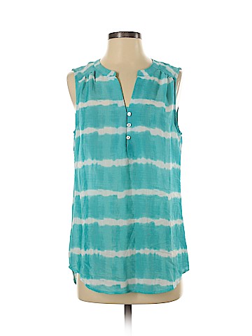 Como Blu Sleeveless Blouse (view 1)