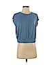 Joe's Jeans Blue Short Sleeve Top Size S - photo 1