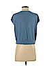 Joe's Jeans Blue Short Sleeve Top Size S - photo 2