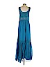 Philosophy di Alberta Ferretti 100% Silk Blue Cocktail Dress Size EU (IT) 40 / US 4 - photo 2