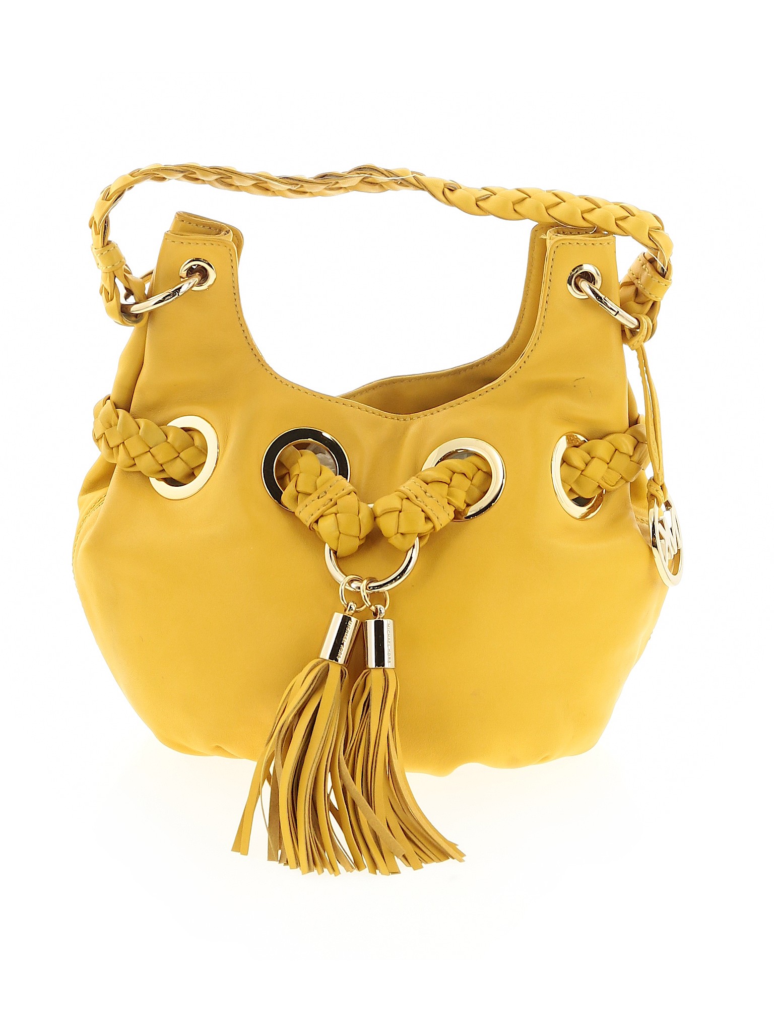 michael kors yellow bucket bag