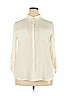 Loft design by... Ivory Long Sleeve Blouse Size XL - photo 1