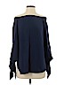 Club Monaco Blue Long Sleeve Blouse Size 0 - photo 1