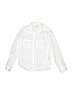 Abercrombie 100% Cotton Polka Dots White Long Sleeve Button-Down Shirt Size L (youth) - photo 1