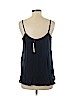Joe Fresh 100% Silk Blue Sleeveless Silk Top Size M - photo 2