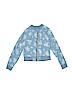 Tinsey 100% Cotton Floral Blue Jacket Size S (youth) - photo 1