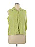Jones New York 100% Linen Green Sleeveless Blouse Size XL - photo 1