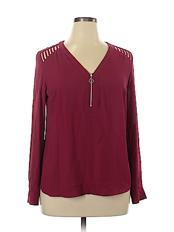 Candie's Long Sleeve Blouse (view 1)