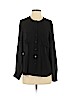 Forever 21 Black Long Sleeve Blouse Size S - photo 1
