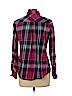 Arizona Jean Company 100% Cotton Pink Long Sleeve Button-Down Shirt Size L - photo 2