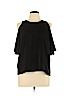 Monteau 100% Polyester Black 3/4 Sleeve Blouse Size L - photo 1