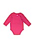 DKNY 100% Cotton Pink Long Sleeve Onesie 9-12 MO / 12 MO - photo 2