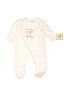 Little Me 100% Cotton Ivory Long Sleeve Outfit 0-3 MO / 3 MO - photo 1