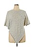 TWO by Vince Camuto White Short Sleeve Top Size XL - photo 1