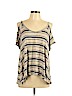 Lush Tan Short Sleeve Top Size L - photo 1