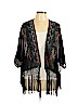 Forever 21 100% Polyester Black Kimono Size L - photo 1
