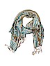 Unbranded Print Blue Scarf One size - photo 1