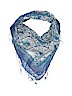 Unbranded Print Blue Scarf One size - photo 1
