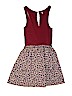 Gilly Hicks Print Burgundy Dress Size M (youth) - photo 1