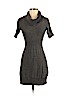 Ann Taylor LOFT Gray Casual Dress Size XS (petite) - photo 1