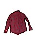 Janie and Jack 100% Cotton Print Red Long Sleeve Button-Down Shirt Size 5 - photo 2