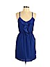 Lush 100% Polyester Blue Casual Dress Size L - photo 1