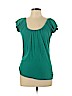 American Eagle Outfitters 100% Cotton Teal Short Sleeve Top Size M - photo 1