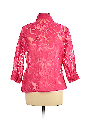 Notations 3/4 Sleeve Button-Down Shirt (view 2)