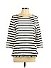 Talbots 100% Cotton Ivory Long Sleeve Top Size L (petite) - photo 1