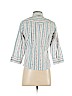 Columbia 100% Cotton Blue 3/4 Sleeve Button-Down Shirt Size S (petite) - photo 2