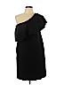 Milly Black Casual Dress Size L - photo 1