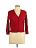 Chaps 100% Cotton Red Cardigan Size L (petite) - photo 1