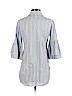 Ella Moss Blue Long Sleeve Button-Down Shirt Size XS - photo 2