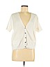 Gap 100% Cotton Ivory Cardigan Size M (petite) - photo 1