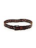 Unbranded 100% Leather Solid Brown Leather Belt Size S - photo 1