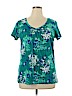 St. John's Bay Green Short Sleeve T-Shirt Size XL - photo 1
