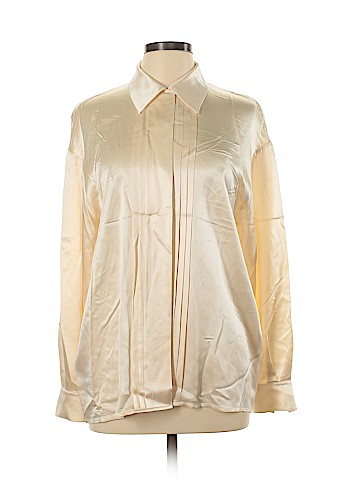 St. John Long Sleeve Silk Top (view 1)