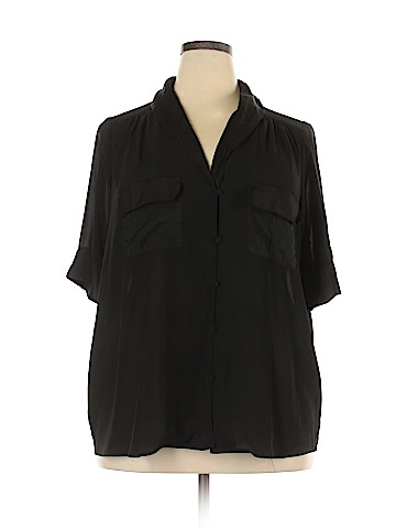 ELOQUII Short Sleeve Blouse (view 1)