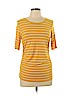 Vince Camuto Yellow Short Sleeve T-Shirt Size L - photo 1