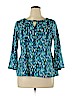 Zac & Rachel Green 3/4 Sleeve Top Size XL (petite) - photo 1