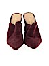Splendid 100% Leather Burgundy Mule/Clog Size 6 1/2 - photo 2