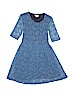 Johnnie b 100% Polyester Blue Dress Size 11 - 12 - photo 1