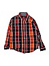 Nautica 100% Cotton Orange Long Sleeve Button-Down Shirt Size 14 - 16 - photo 1
