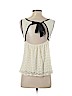 Monteau Ivory Sleeveless Blouse Size S - photo 2