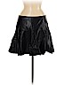 Free People 100% Polyurethane Black Faux Leather Skirt Size 8 - photo 1
