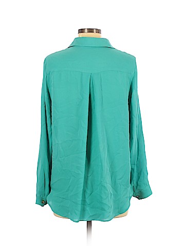 L'Agence Long Sleeve Silk Top (view 2)