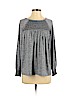 Ann Taylor LOFT Gray Long Sleeve Top Size S (petite) - photo 1
