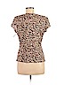 Alfani 100% Nylon Brown Short Sleeve Top Size P (petite) - photo 2