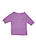 Peek 100% Cotton Purple 3/4 Sleeve T-Shirt Size 14 - photo 1