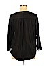 H&M 100% Polyester Black Long Sleeve Blouse Size XL - photo 2